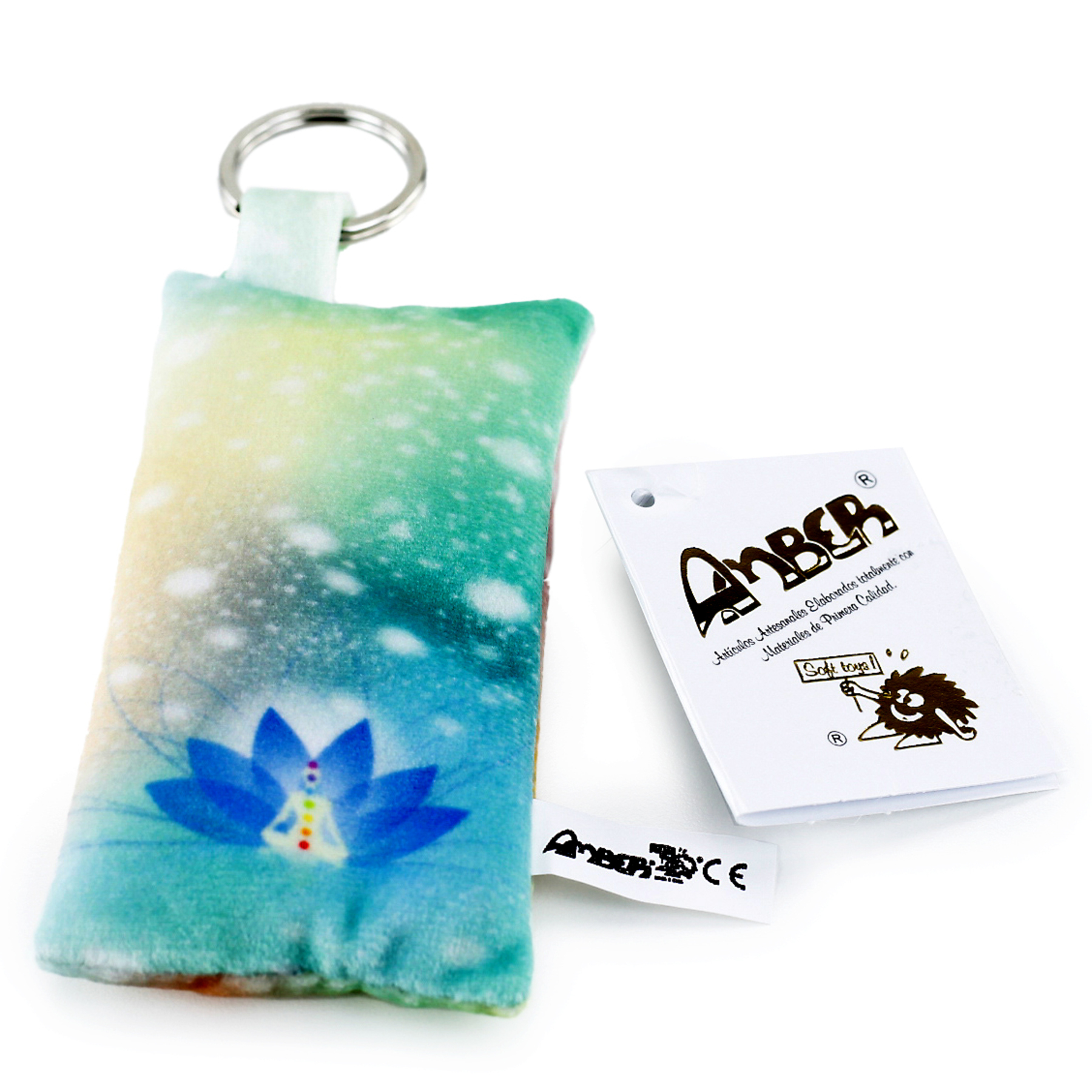 1000537F Llavero Antiestrés Persona Meditando