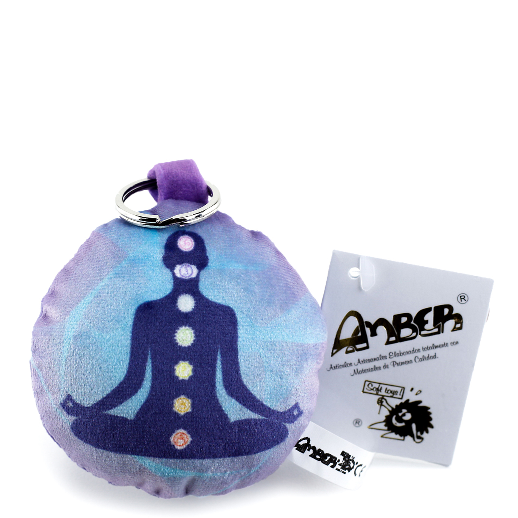 1000539D Llavero Meditación Lila
