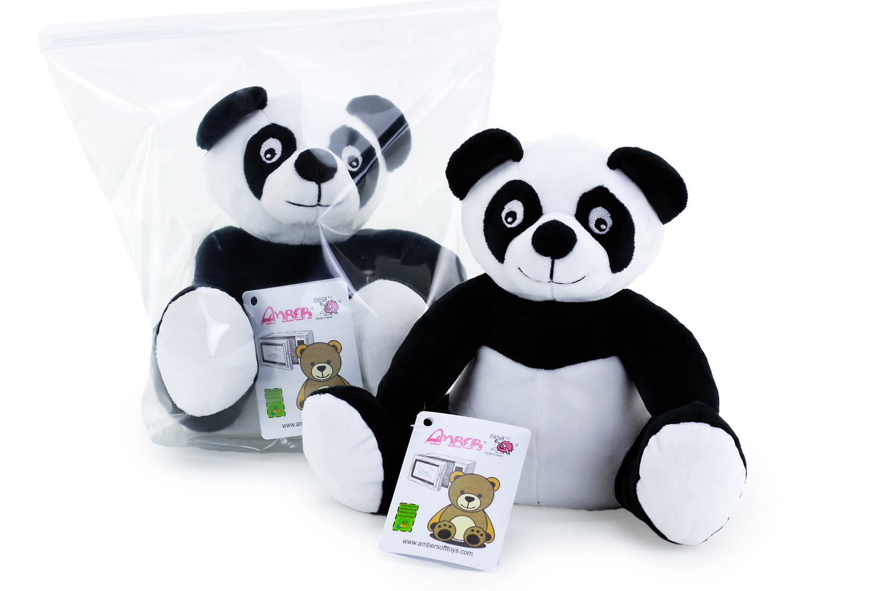 1000550 Panda Térmico unidad (Portada) 25cm Alto x 26cm Ancho - peso 650gr.